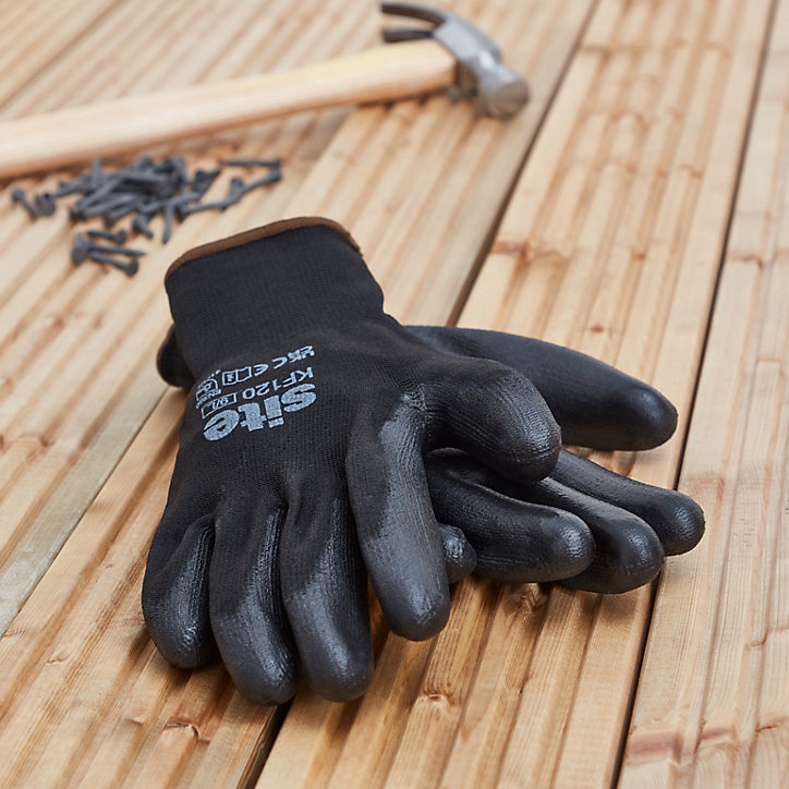 Gants à paume en polyuréthane Site - Taille 9 (L)