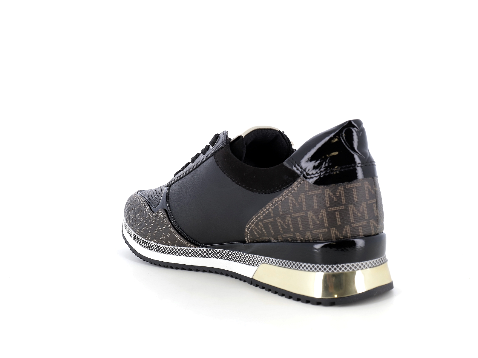 Marco tozzi-23713 Synthétique Noir Marron