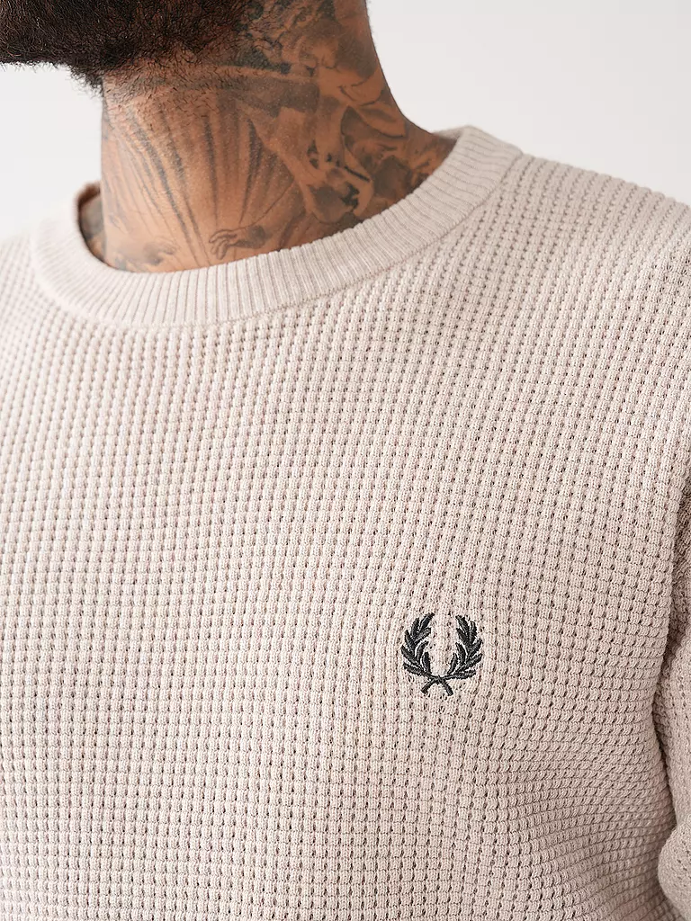 FRED PERRY Pullover creme