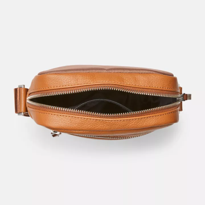 Bolsa transversal Tuckerman na cor marrom