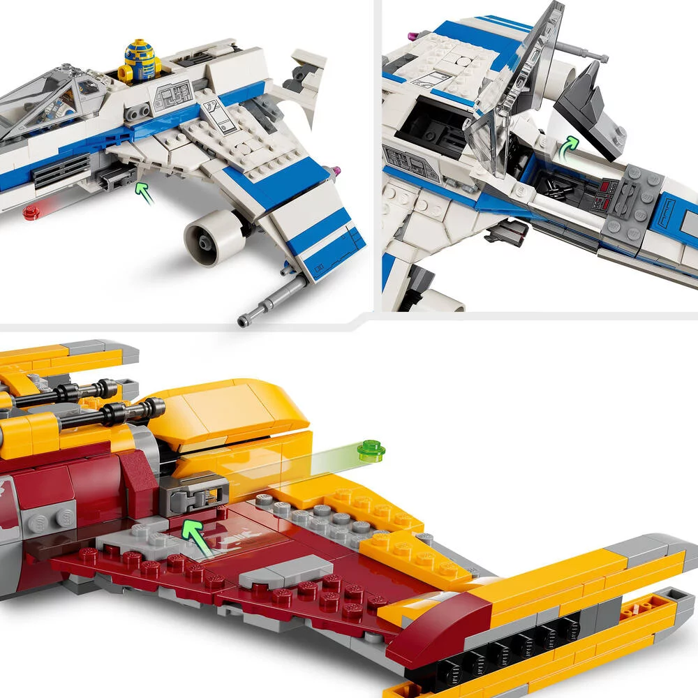 LEGO®STAR WARS™ 75364 - L'E-WING DE LA NOUVELLE REPUBLIQUE CONTE LE CHASSEUR DE SHI
