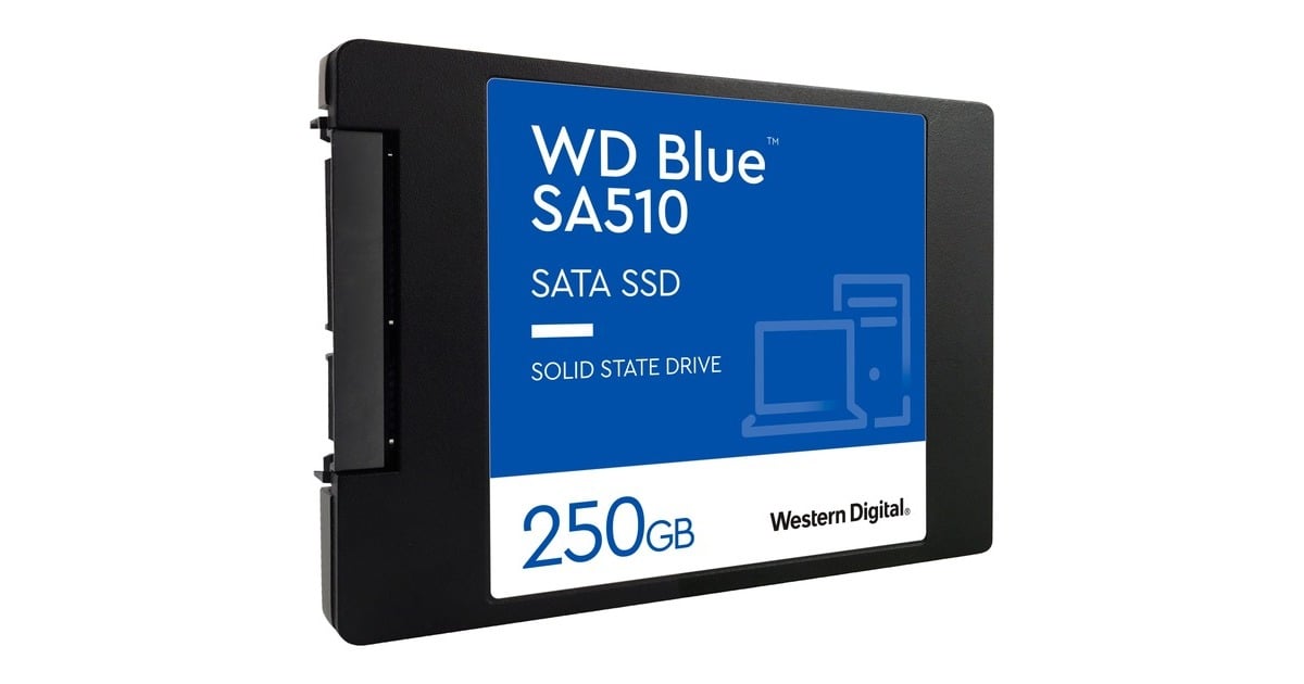 WDBlue SA510 250 GB SSD  (WDS250G3B0A, SATA/600)