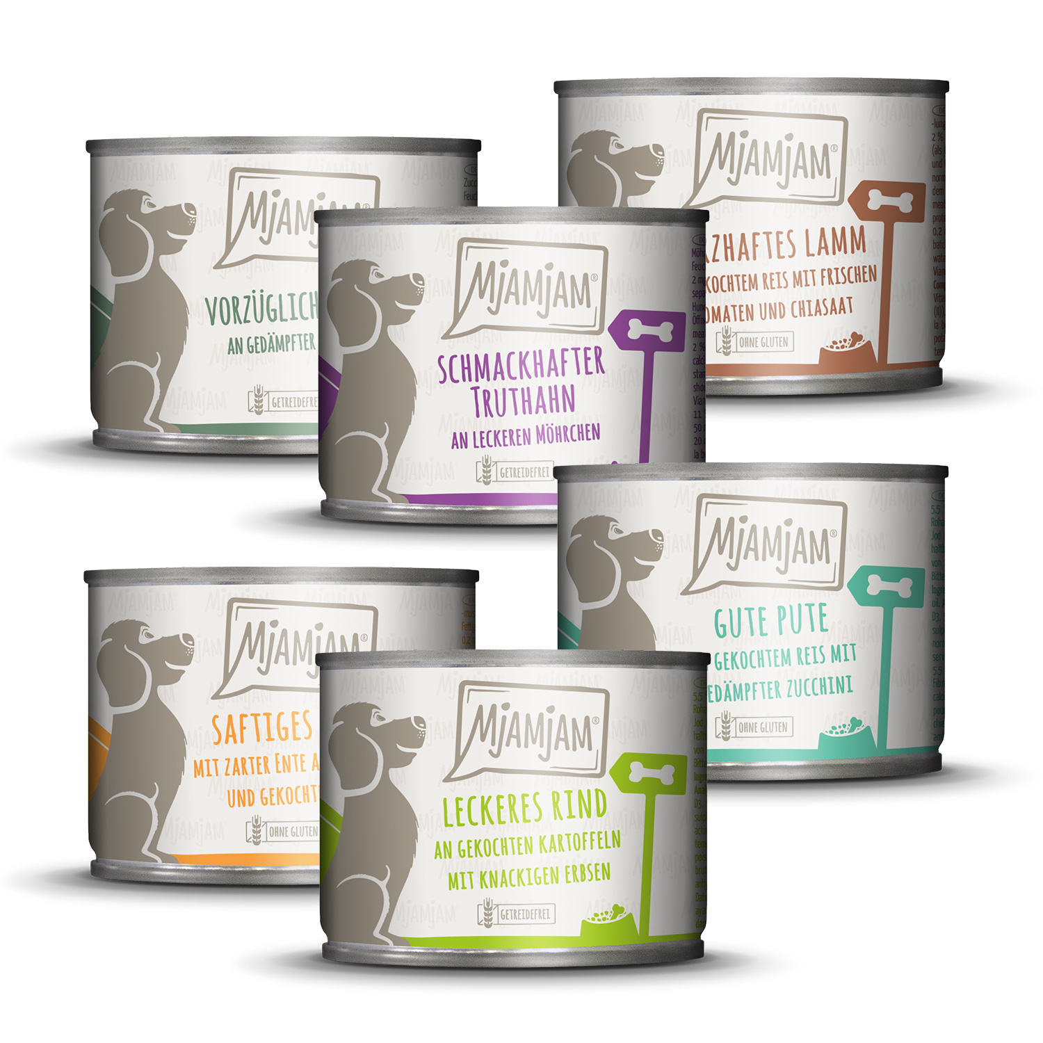 leckere Mahlzeiten Mixpaket II für deinen Hund 6 x 200 g