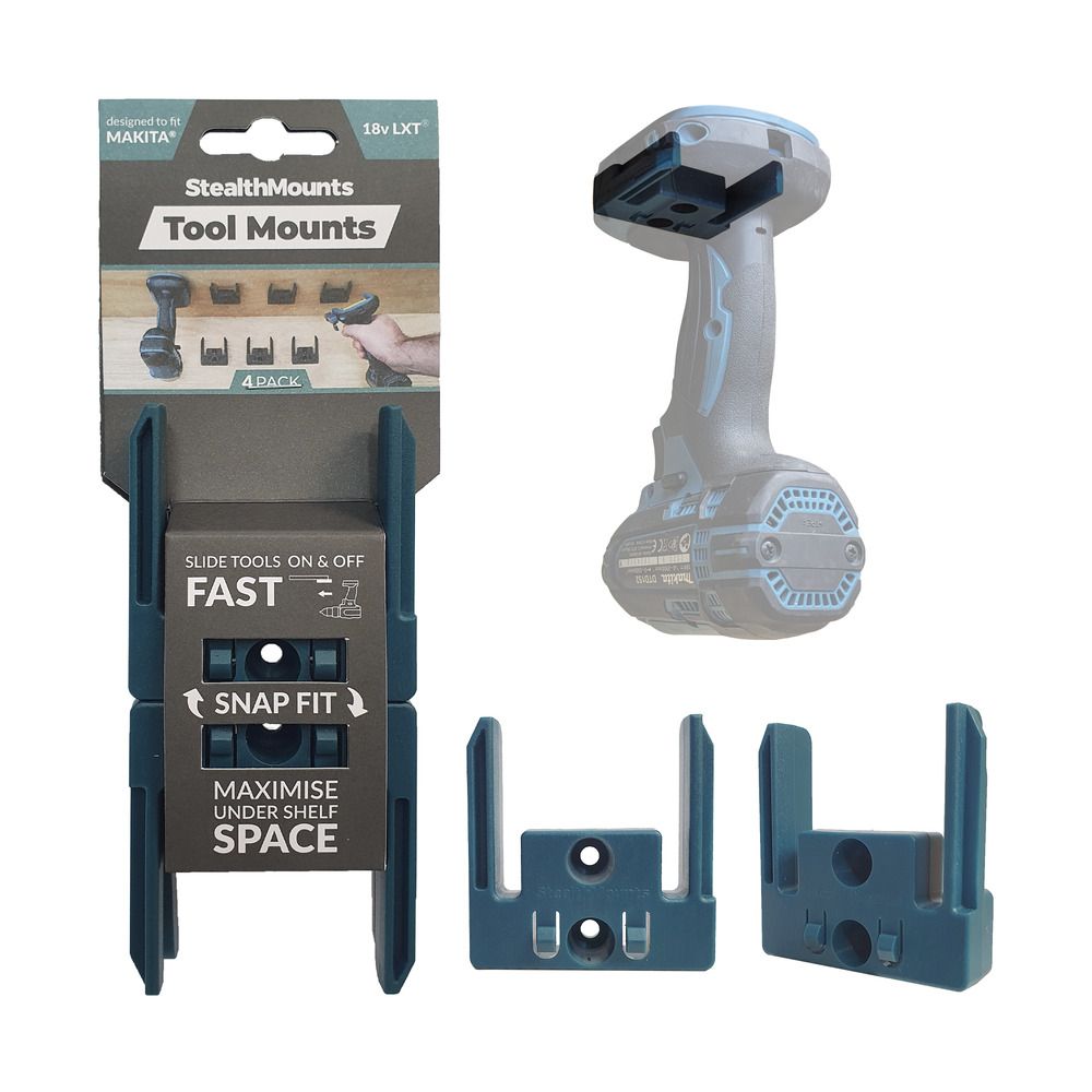 StealthMounts Machinehouder voor Makita LXT 18V - Blauw - TM-MK18-BLU-4