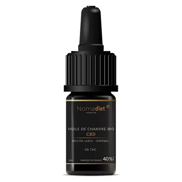 Óleo de CBD orgânico Nomadiet 40% 10ml