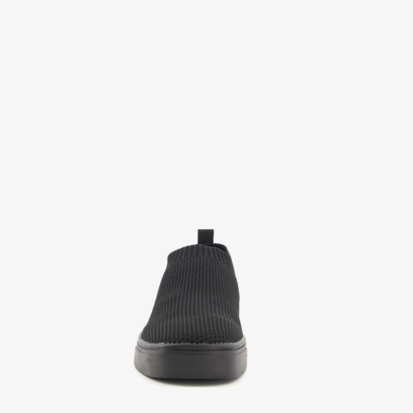 Hush Puppies lage dames sok sneakers zwart