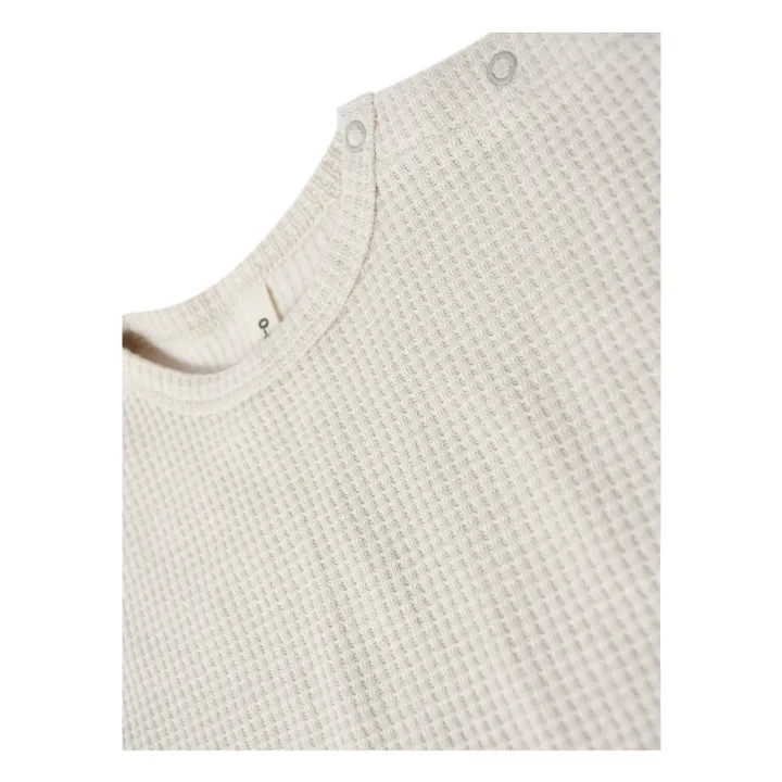 Organic Zoo T-Shirt Gaufré | Blanc cassé