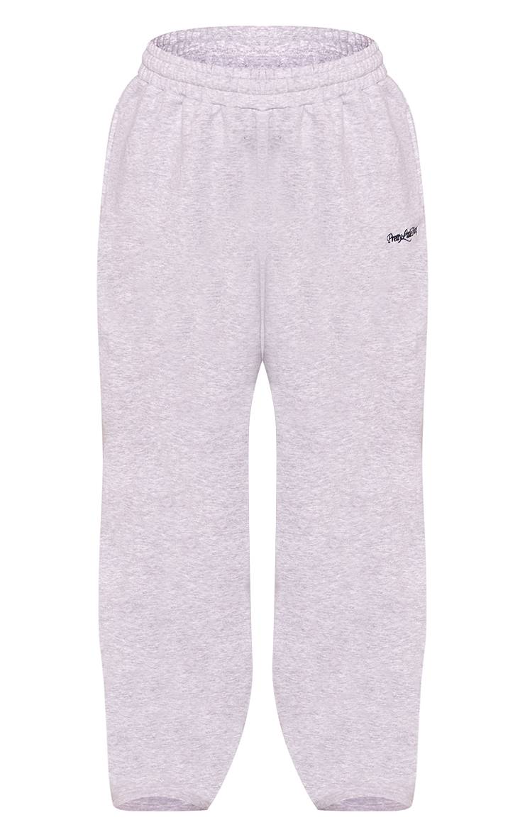 Gris Jogging Molleton PrettyLittleThing Plus Basic