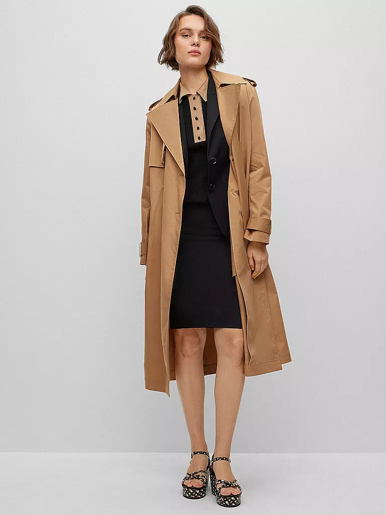 BOSS Minirock Slim Fit VILEAH schwarz