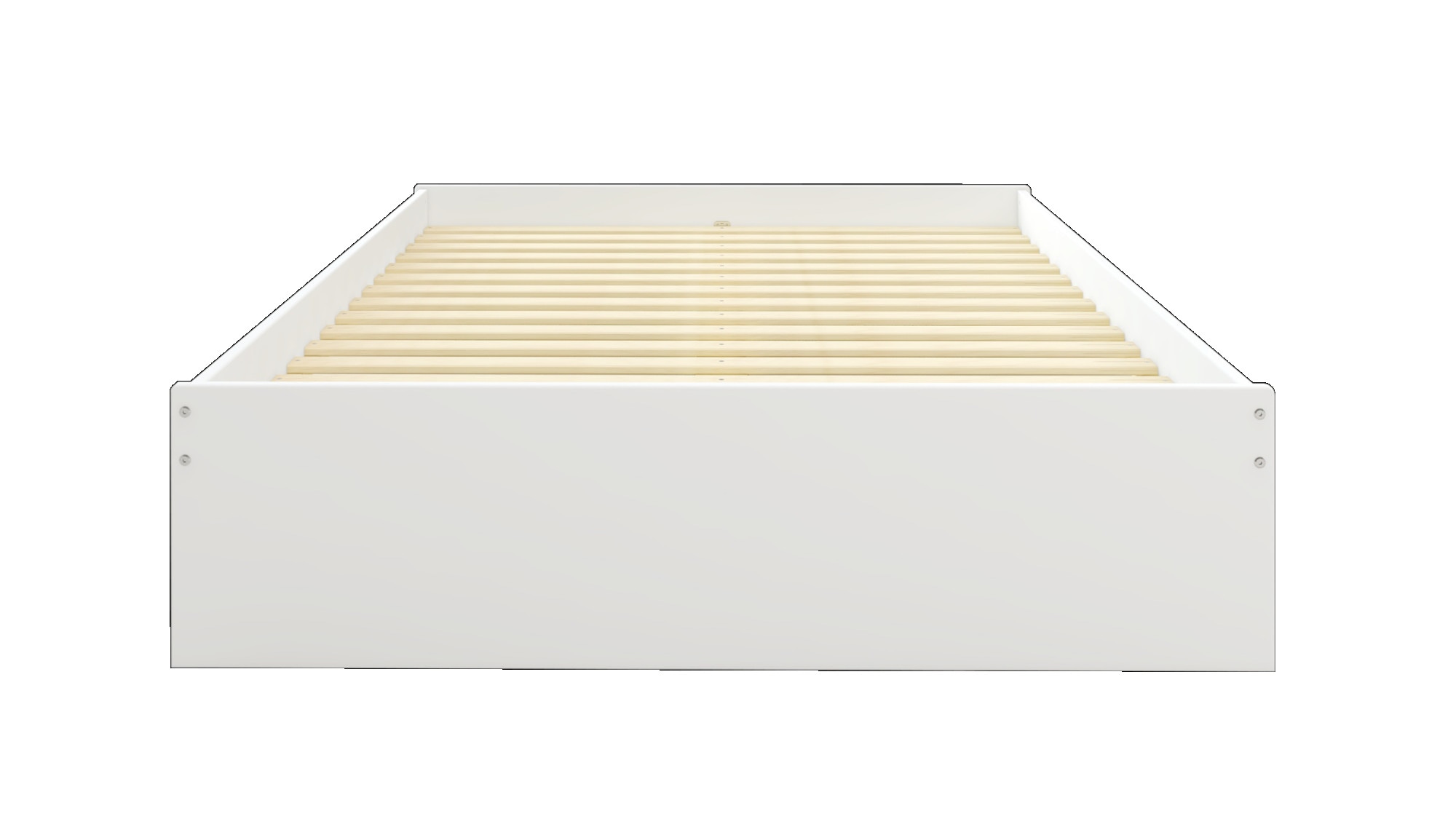 GOODproduct Bett »Magdala, Futonbett, schlichtes Design, Top Qualität« Breite/ Belastbarkeit: 120cm/200 KG, 90cm/ 100KG,  aus robustem MDF, Breite Liegefläche 140 cm, Bettkasten optional