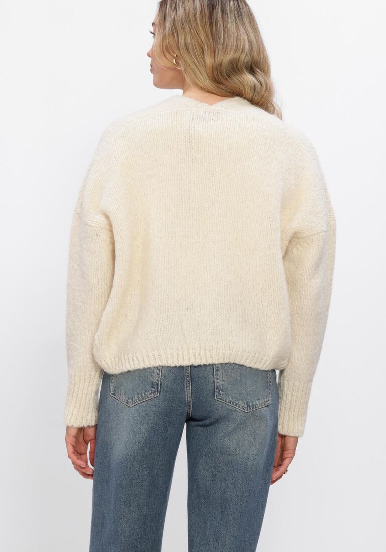 gebroken wit knit-ted vest becky