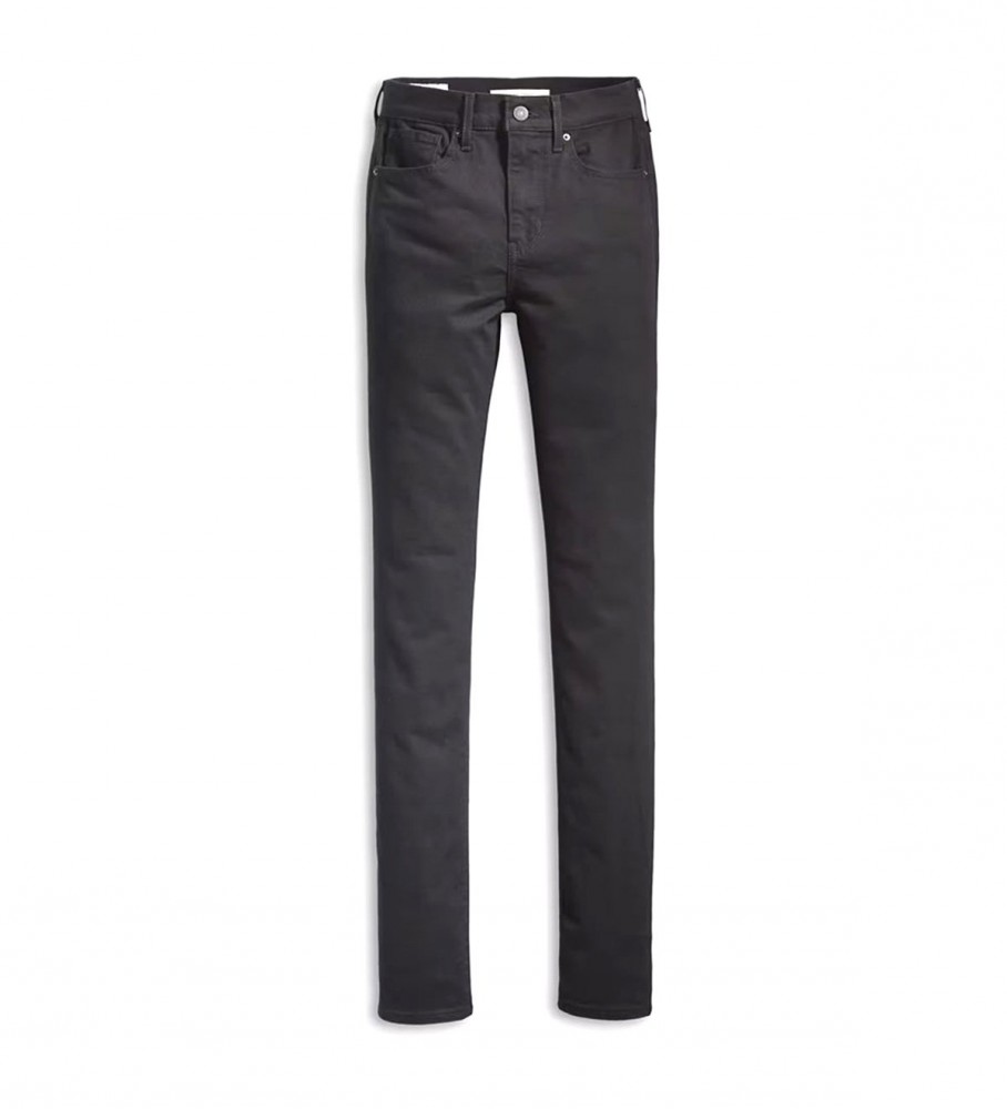 Calça jeans Levi's 724 High Rise Straight preta