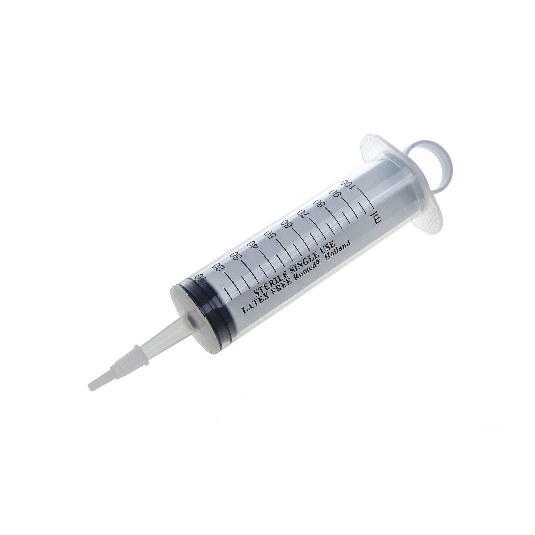 Romed Blasenspritze Wundspritze 100 ml, 3-teilig, mit Luer-Adapter