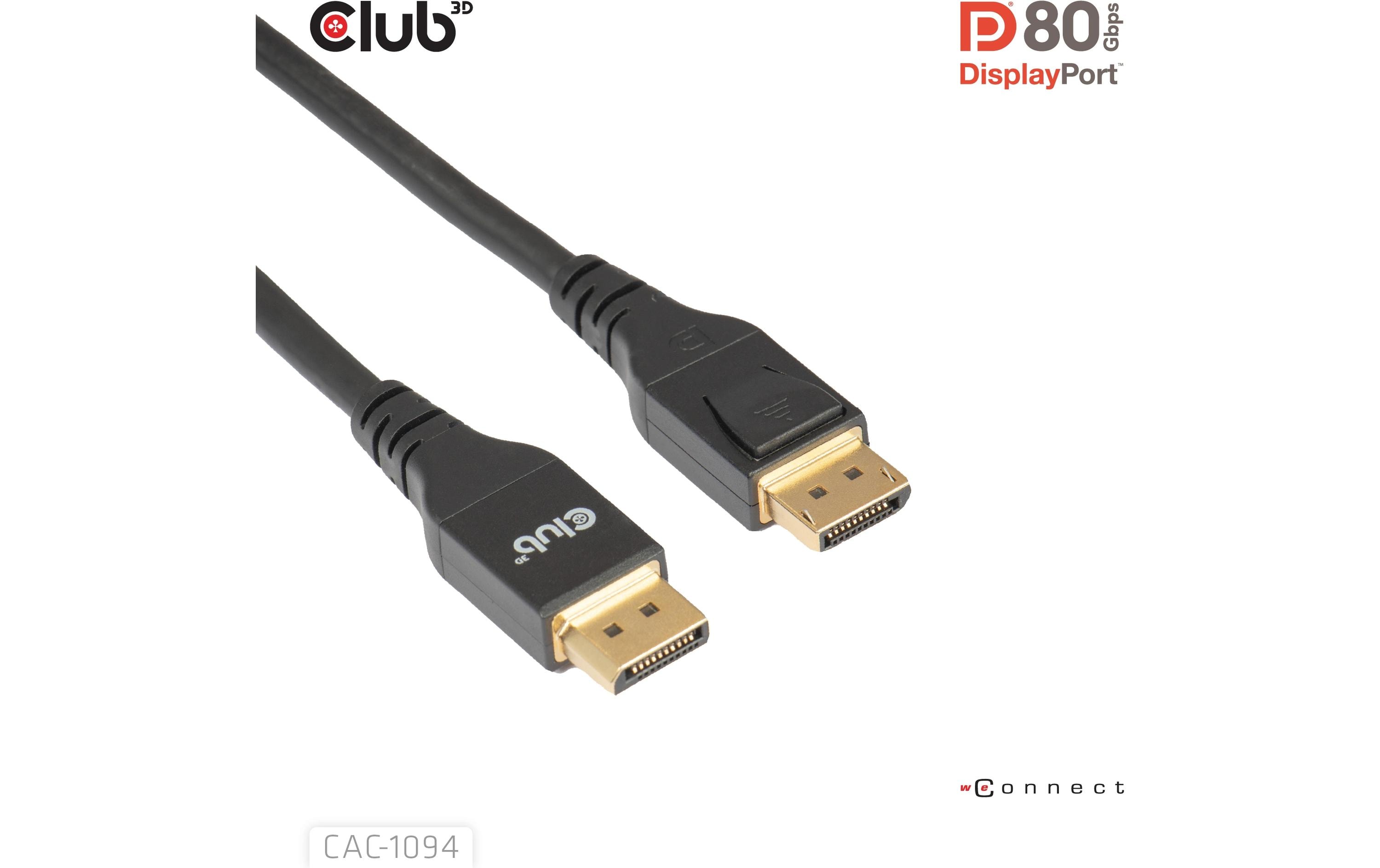 Kabel CAC-1094 DisplayPort - DisplayPort, 2 mCLUB3D CAC-1094 DisplayPort-Kabel