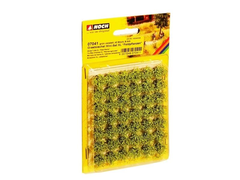 NOCH Grasbüschel 9 mm, Mini-Set-XL, Feldpflanzen Farben 42 Kleine Details, die jede Modell-Landschaft aufwerten
