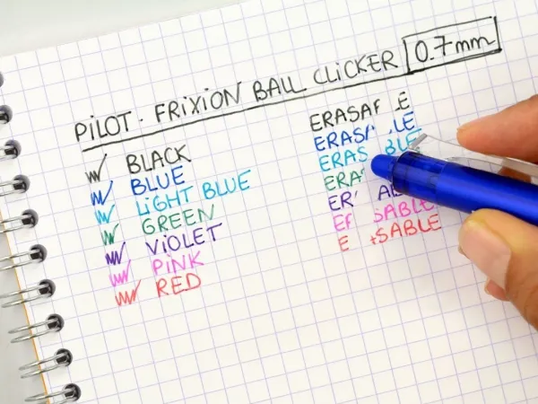 Pilot FriXion Clicker sort medium 0,7 mm - (12 stk.)