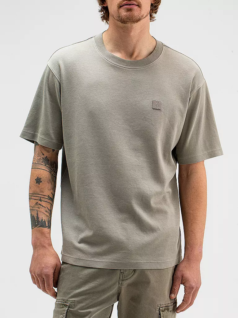 BUTCHER OF BLUE T-Shirt STANTON  hellgrau