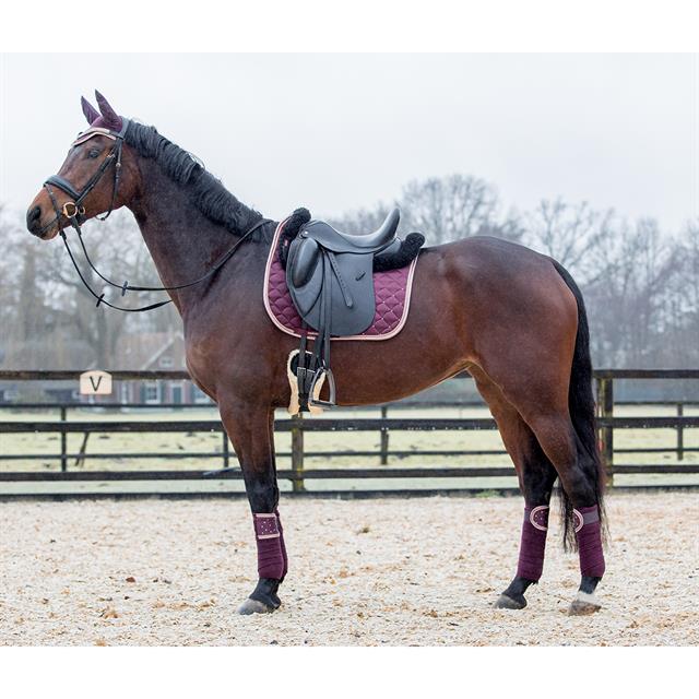 Bandages HORSEGEAR HGAurum Donkerrood