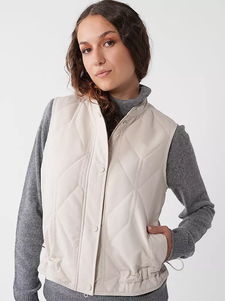 COMMA IDENTITY Steppgilet beige