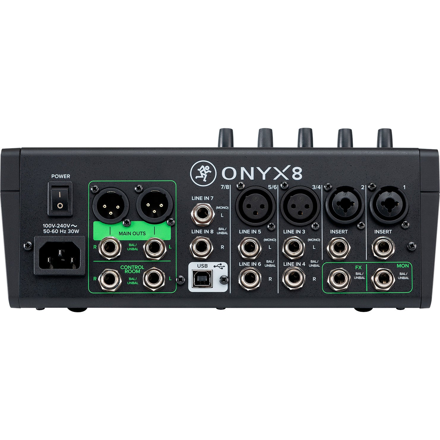 Mackie Onyx8 8-kanaals analoog mengpaneel