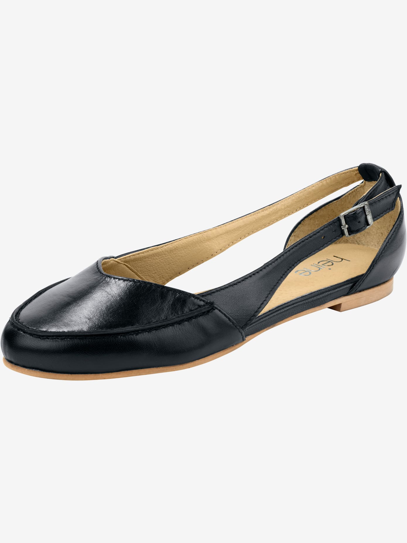 Ballerines cuir nappa chèvre doux