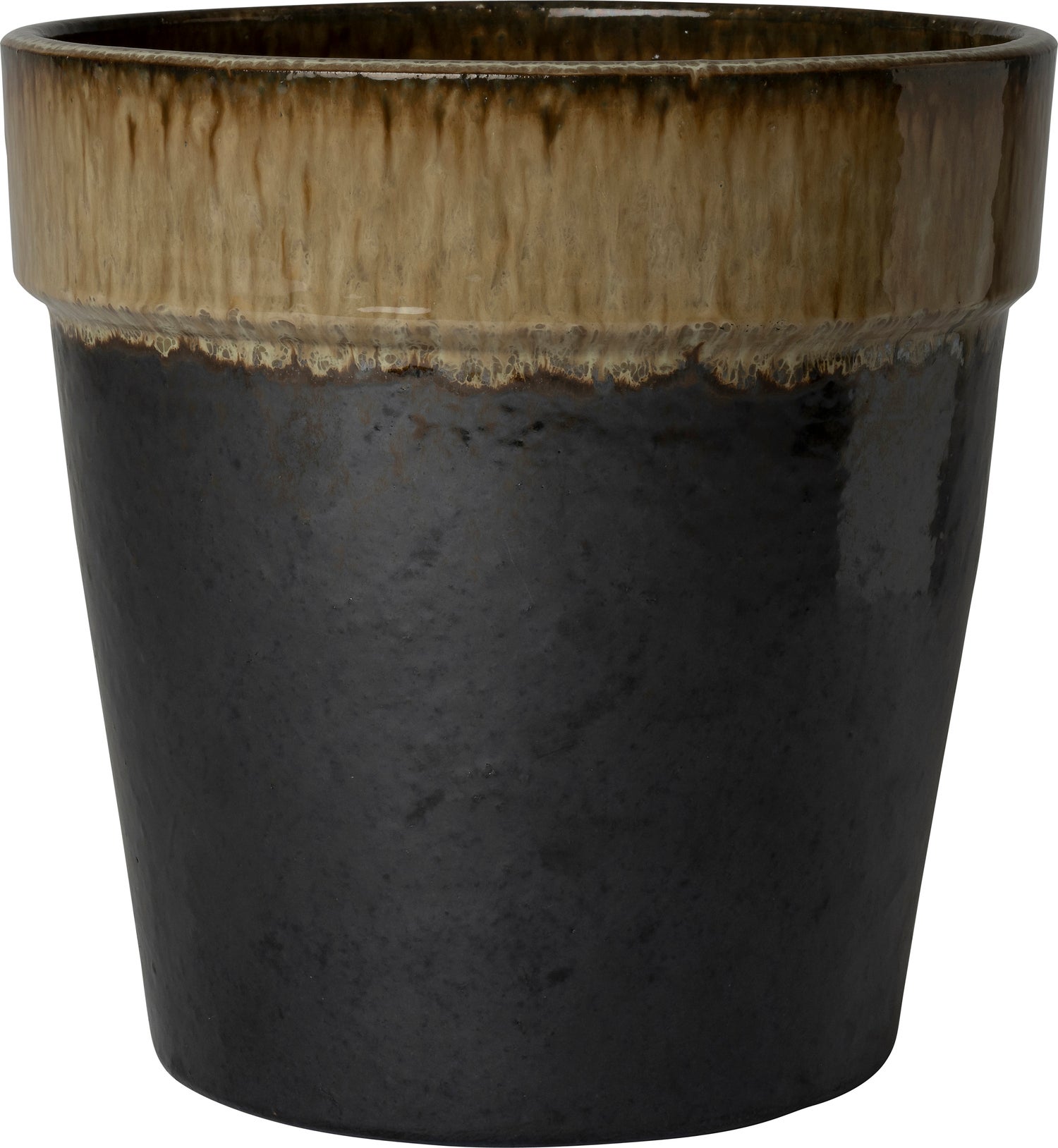 Intratuin bloempot Nowie bruin / taupe D 18 H 16 cm