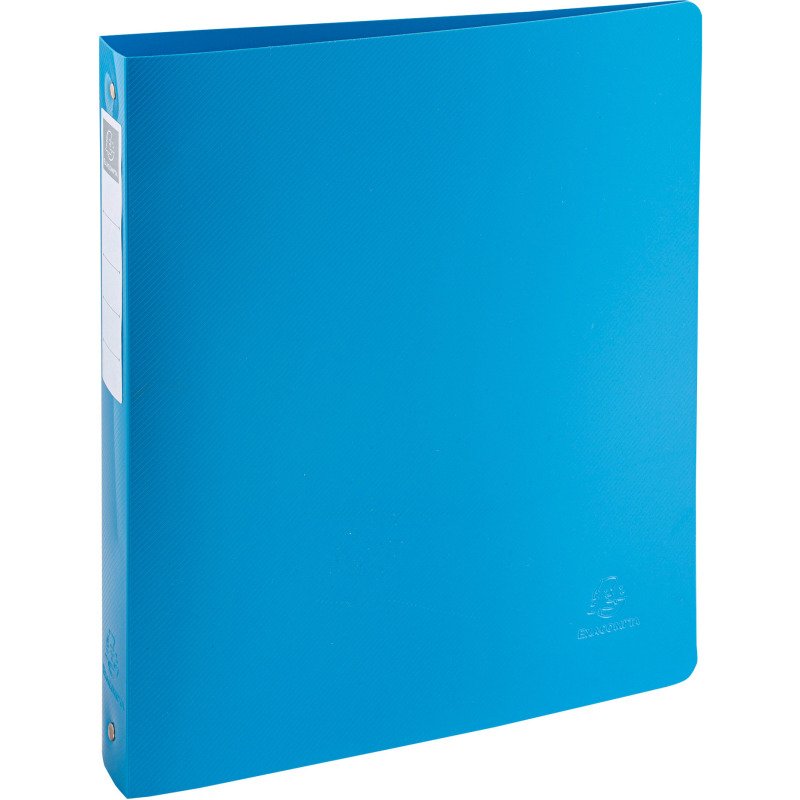 Classeur 4 anneaux plastifié Bee Blue Exacompta - Dos 4 cm couleurs assorties