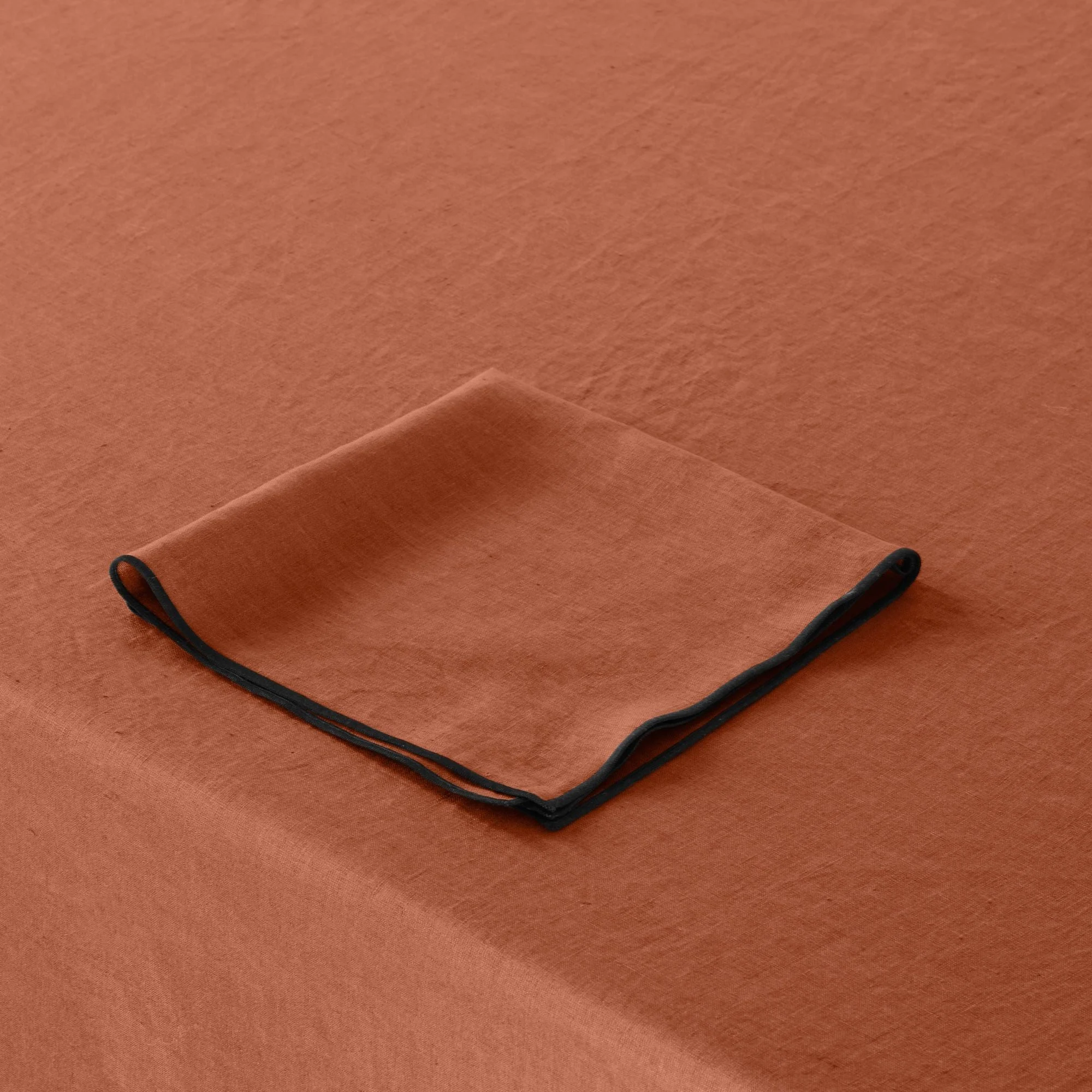 CARLINA - Nappe carrée | Orange