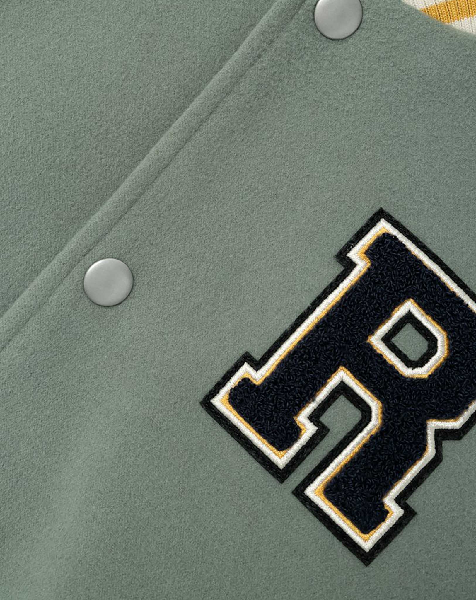 College-Jacke NKMMOMBY BOMBER in agave green