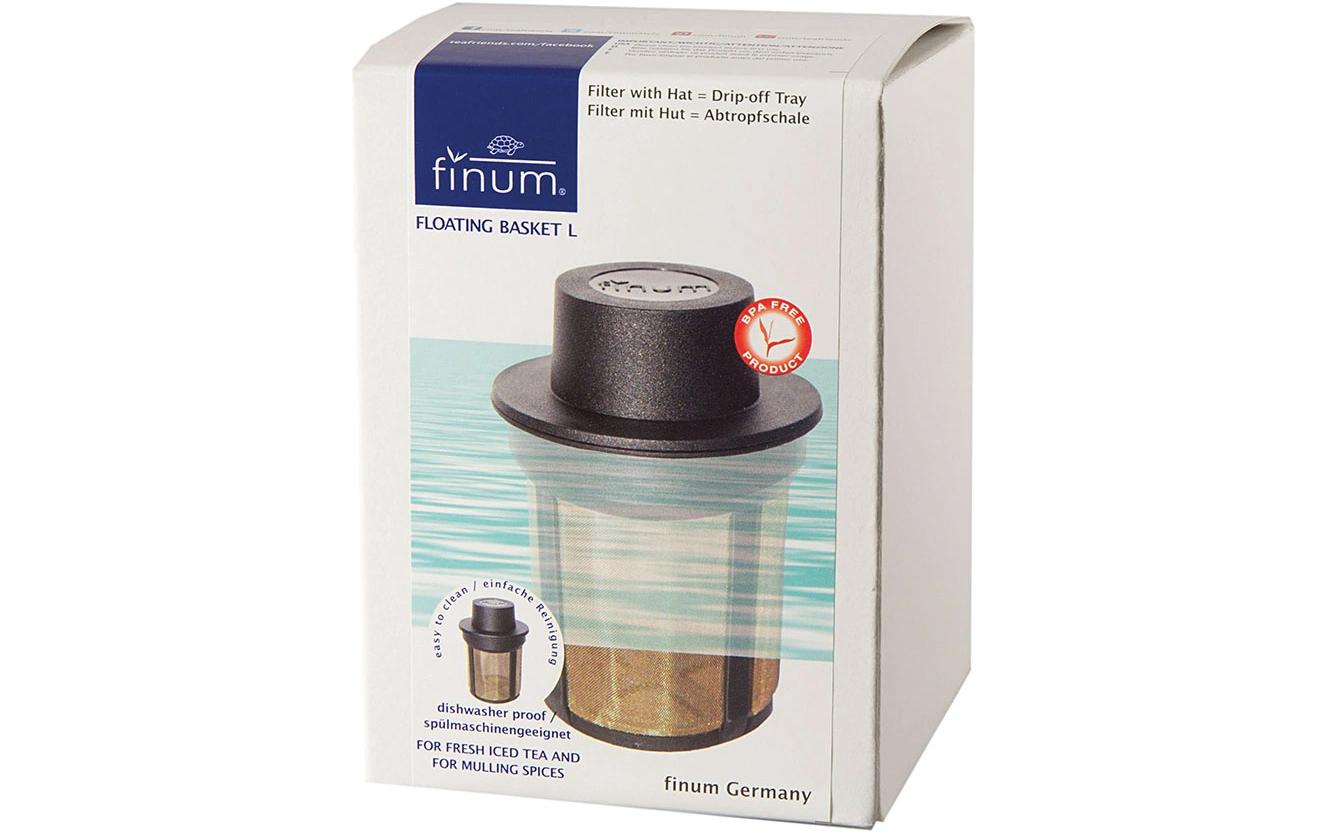 Teefilter-System Floating Basket L SchwarzDauerfilter mit Edelstahlgewebe