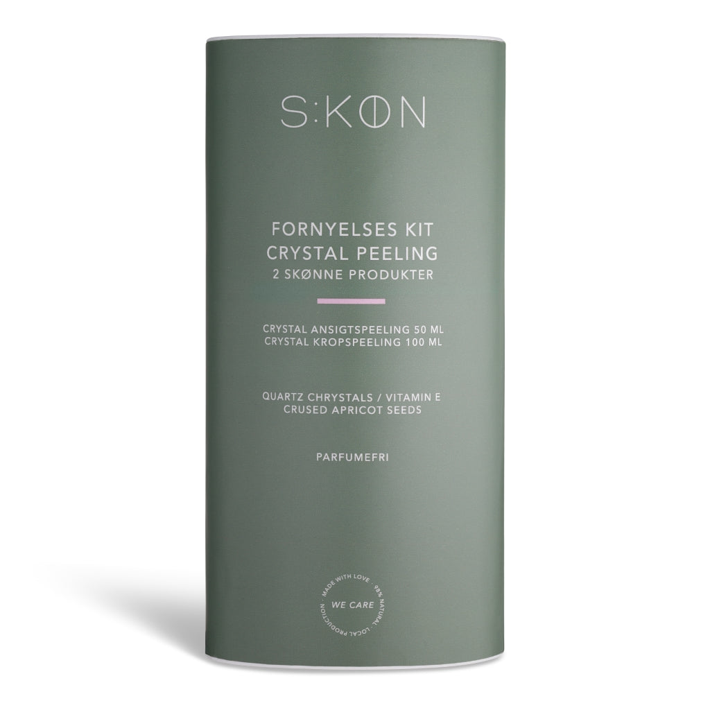 Skøn Skincare  Crystal Peeling sæt - 150 ml.