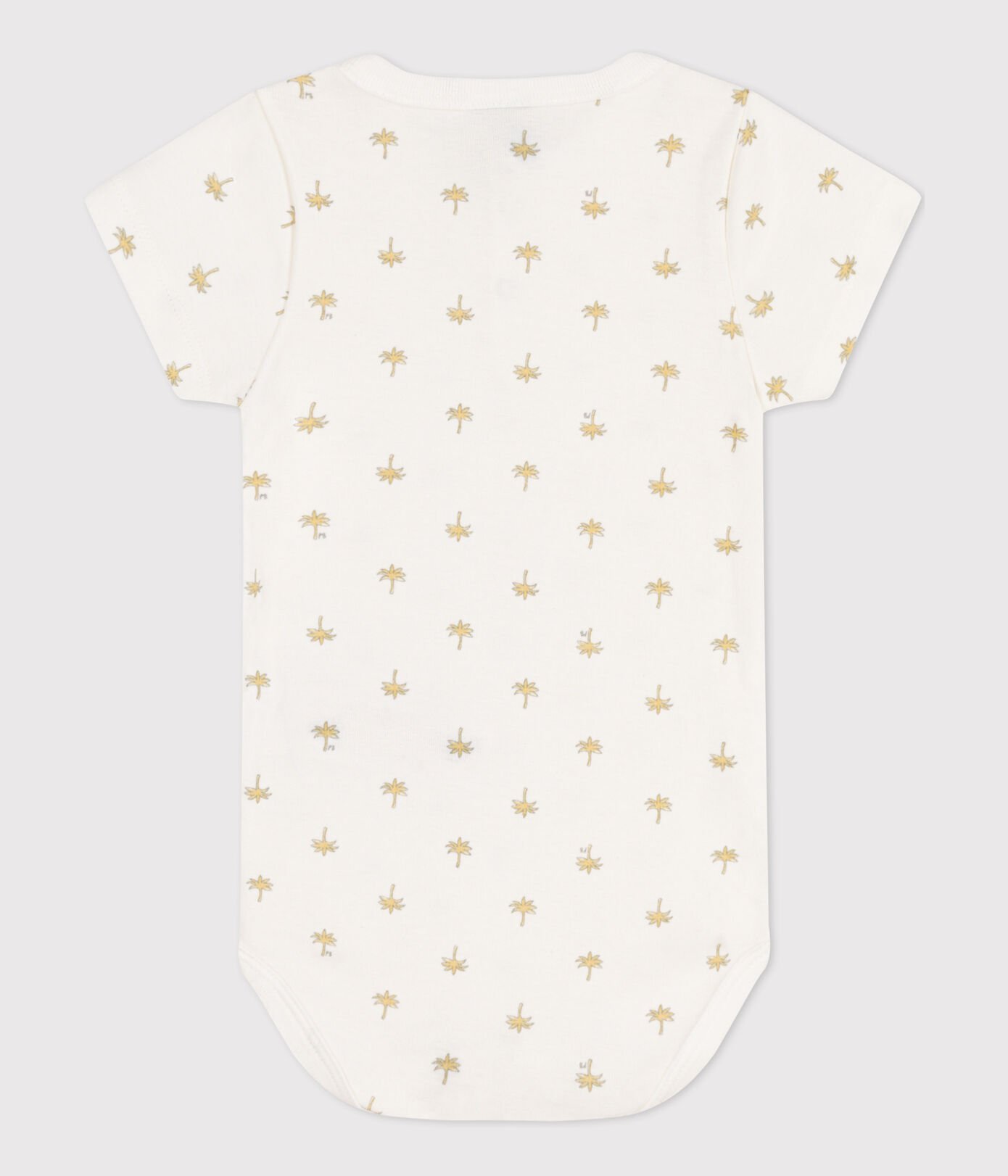 Body manches courtes bébé en coton imprimé palmier