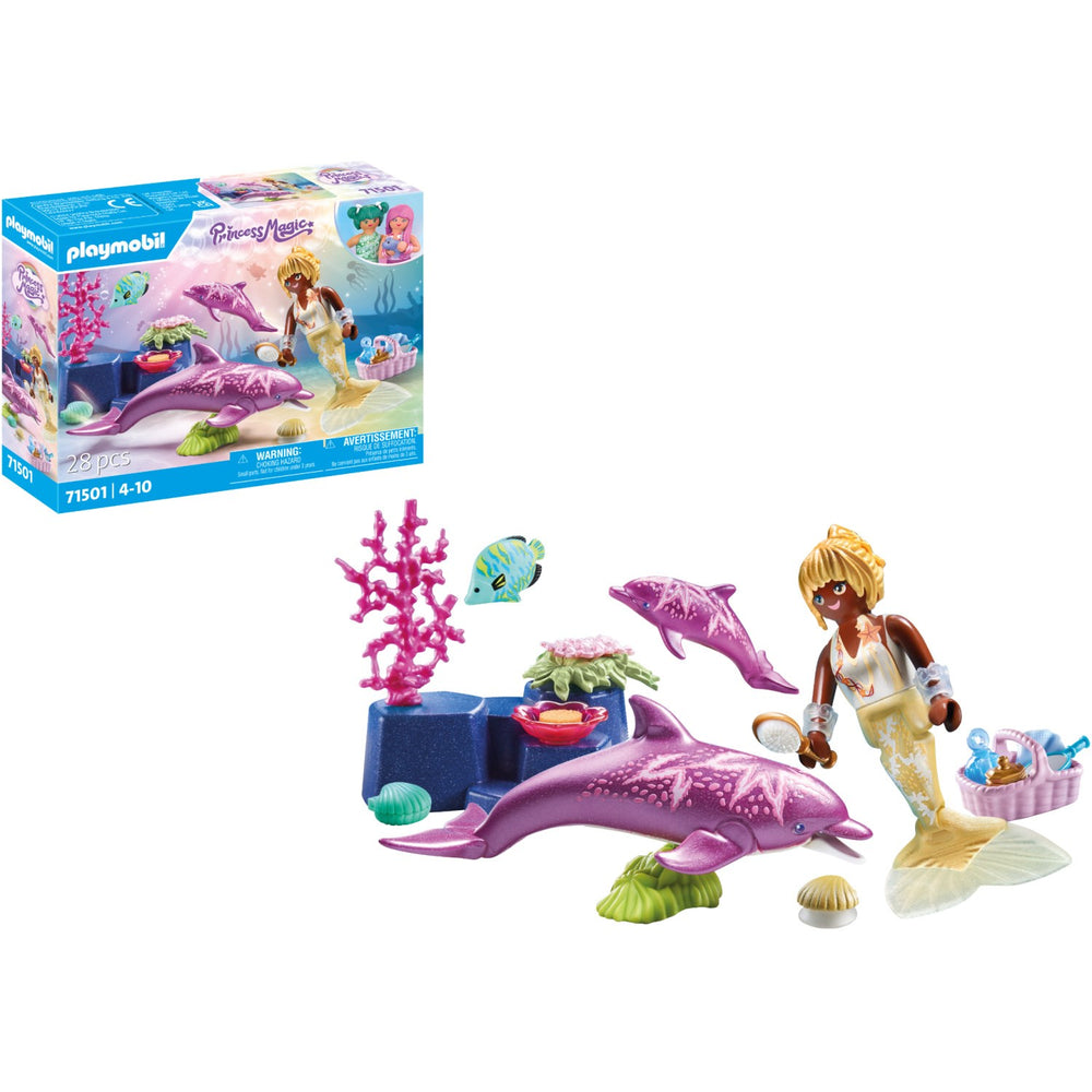 Køb Playmobil® Mermaid With Dolphins