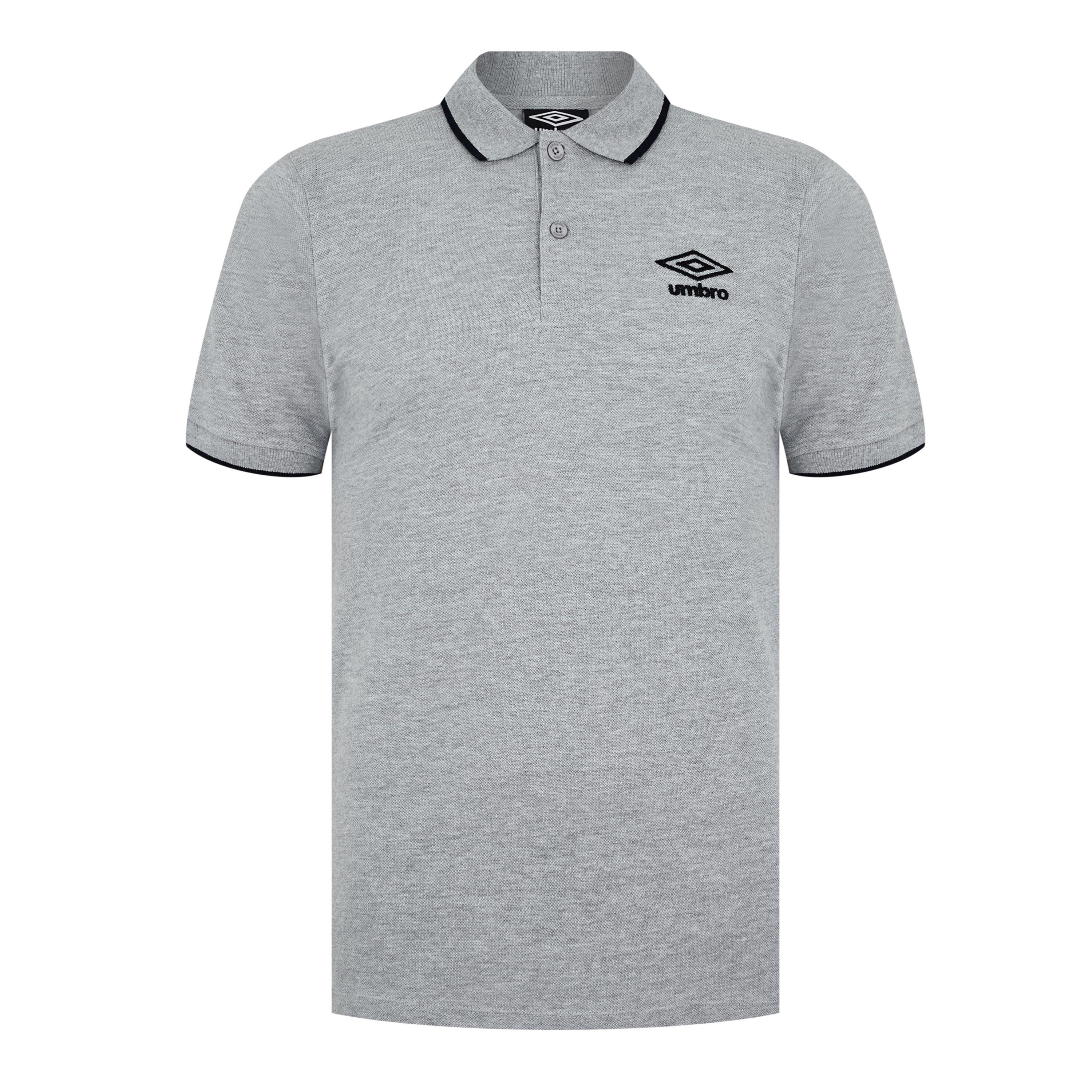 Umbro Logo Short Sleeve Polo Shirt Unisex Adults