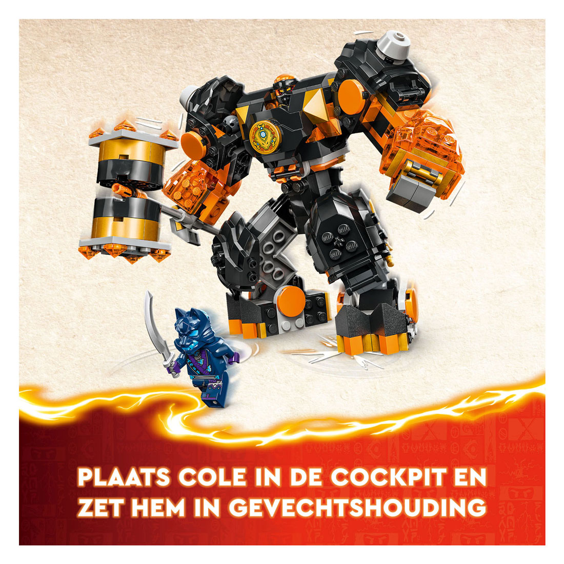 LEGO Ninjago 71806 Coles Elementaire Aardemecha