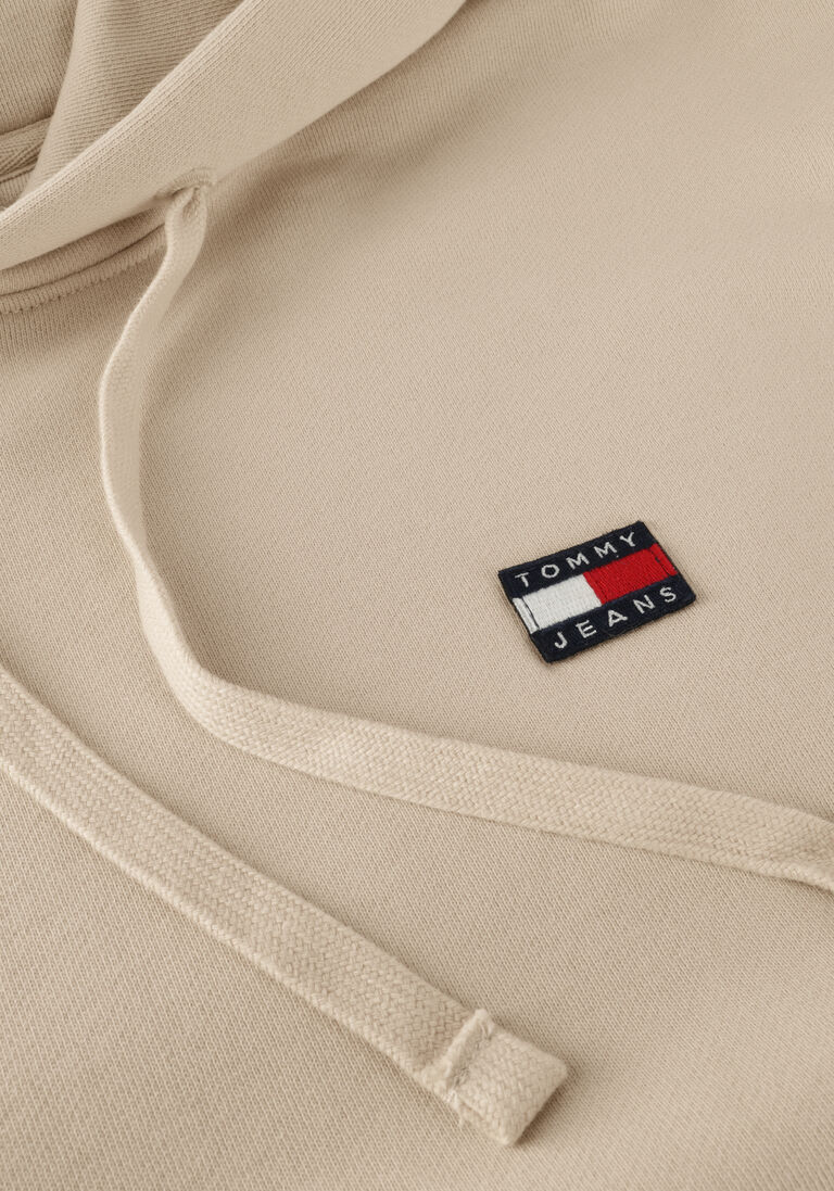 TOMMY JEANS beige tommy jeans sweater tjm rlx xs badge hoodie