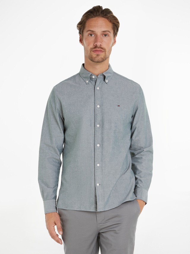 Tommy Hilfiger Langarmhemd »SOLID HERITAGE OXFORD Regular Fit SHIRT«