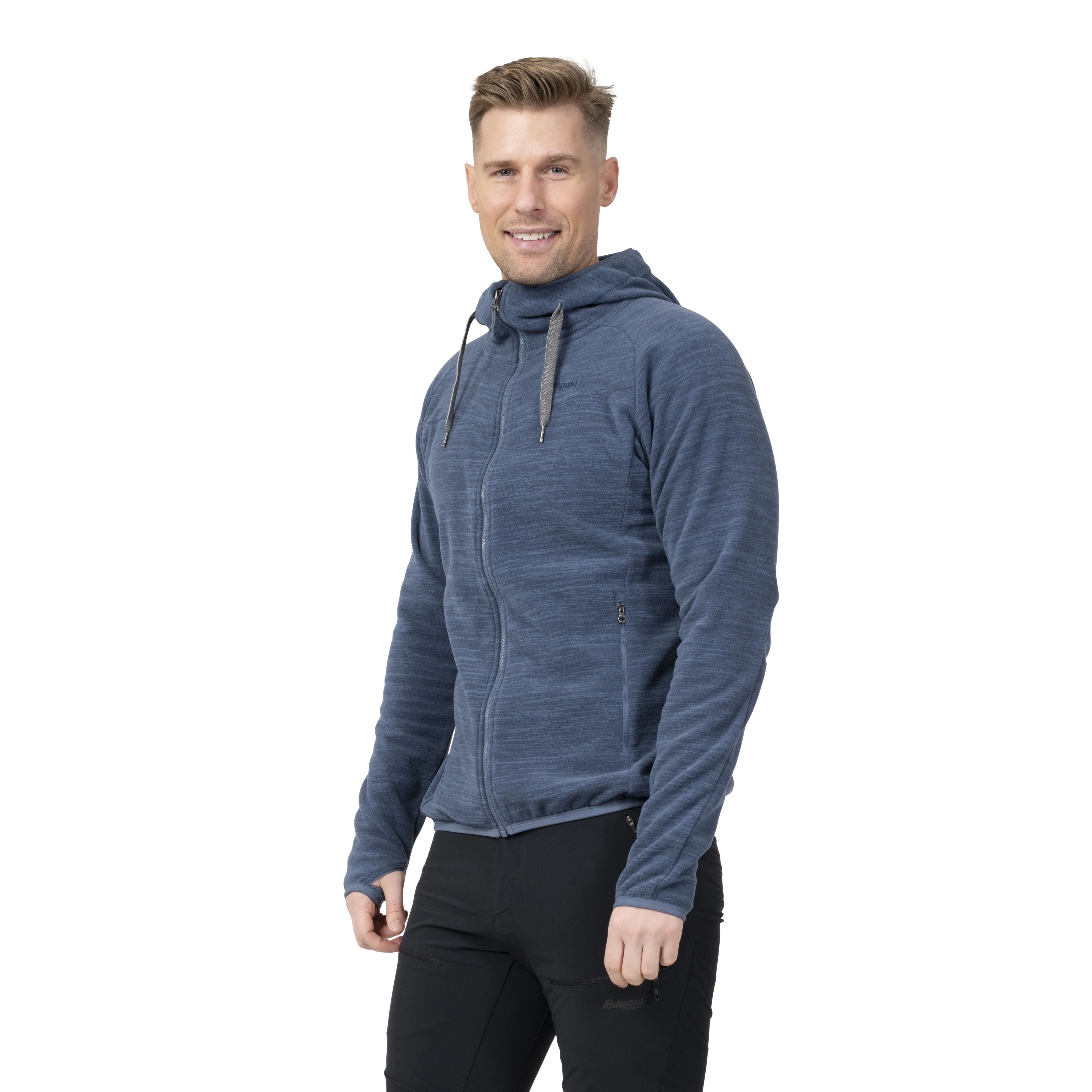 Hareid Fleece Jacket Granite Blue