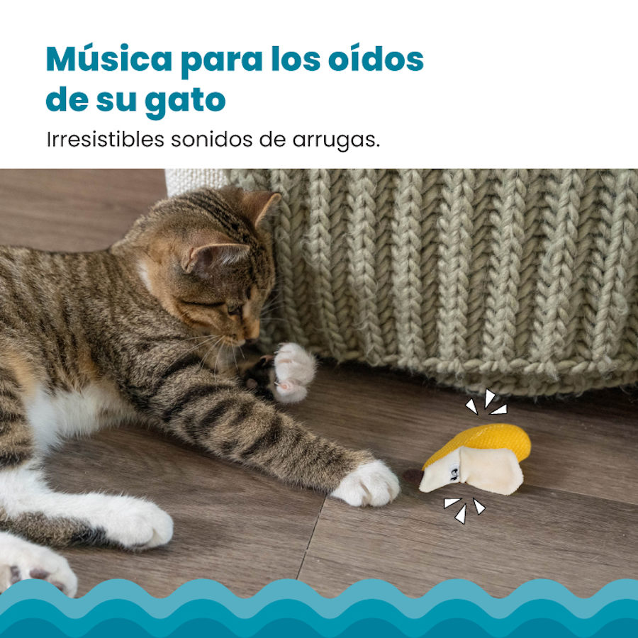 Banana de pelúcia dental Outward Hound Catstages para gatos
