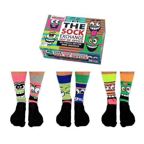 L'échange de chaussettes hors du