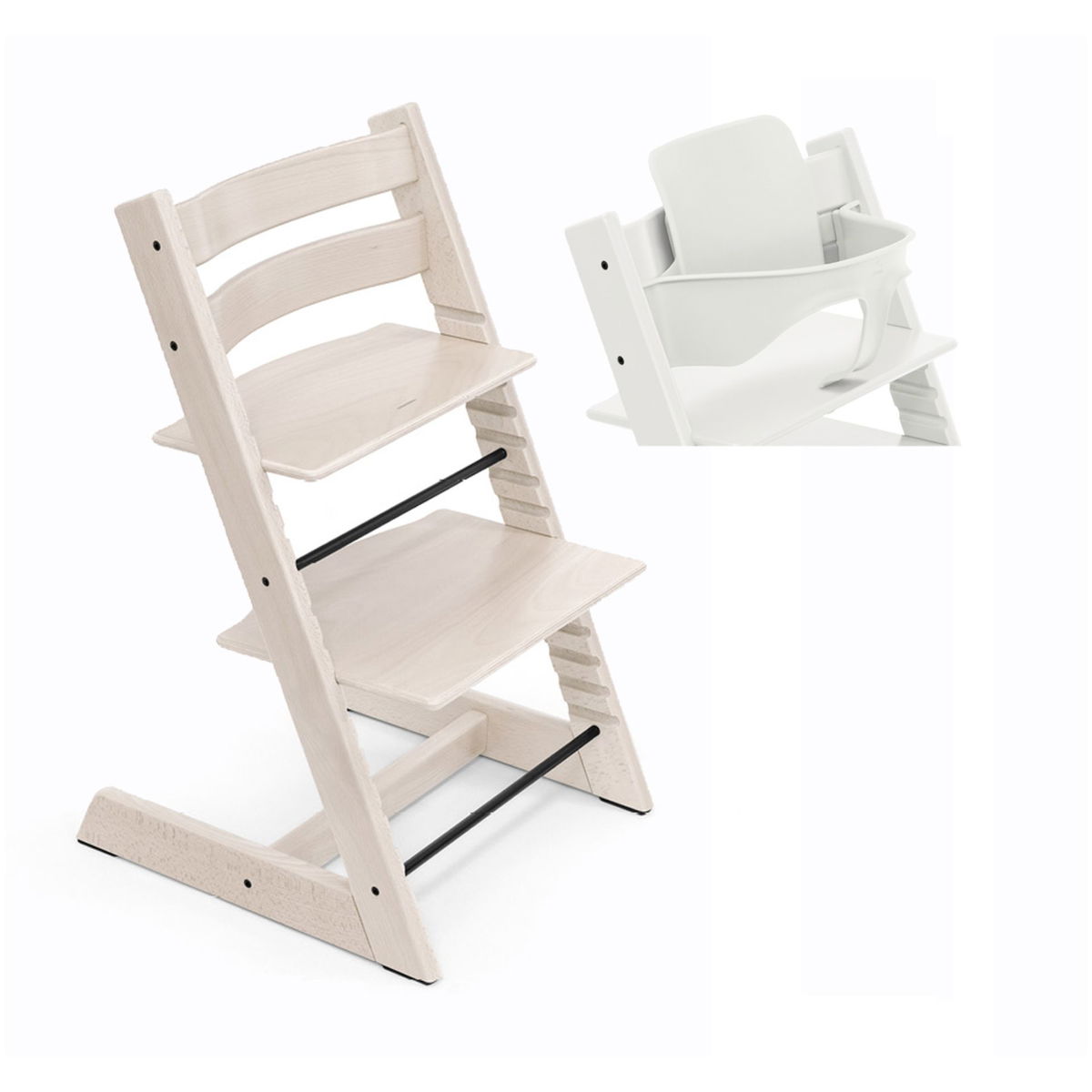 STOKKESTOKKE   Tripp Trapp Hochstuhl inkl. Baby Set² whitewash