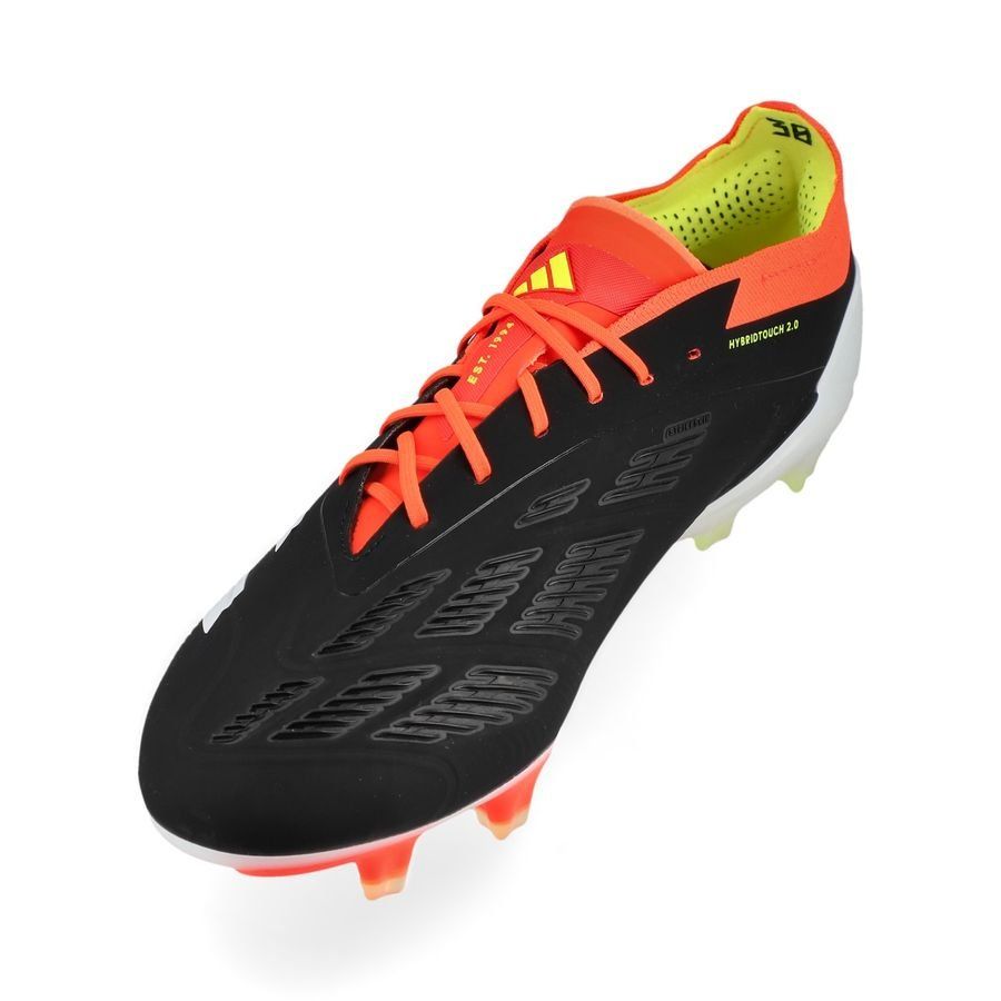 adidas Predator Elite FG Solar Energy - Noir/Blanc/Rouge