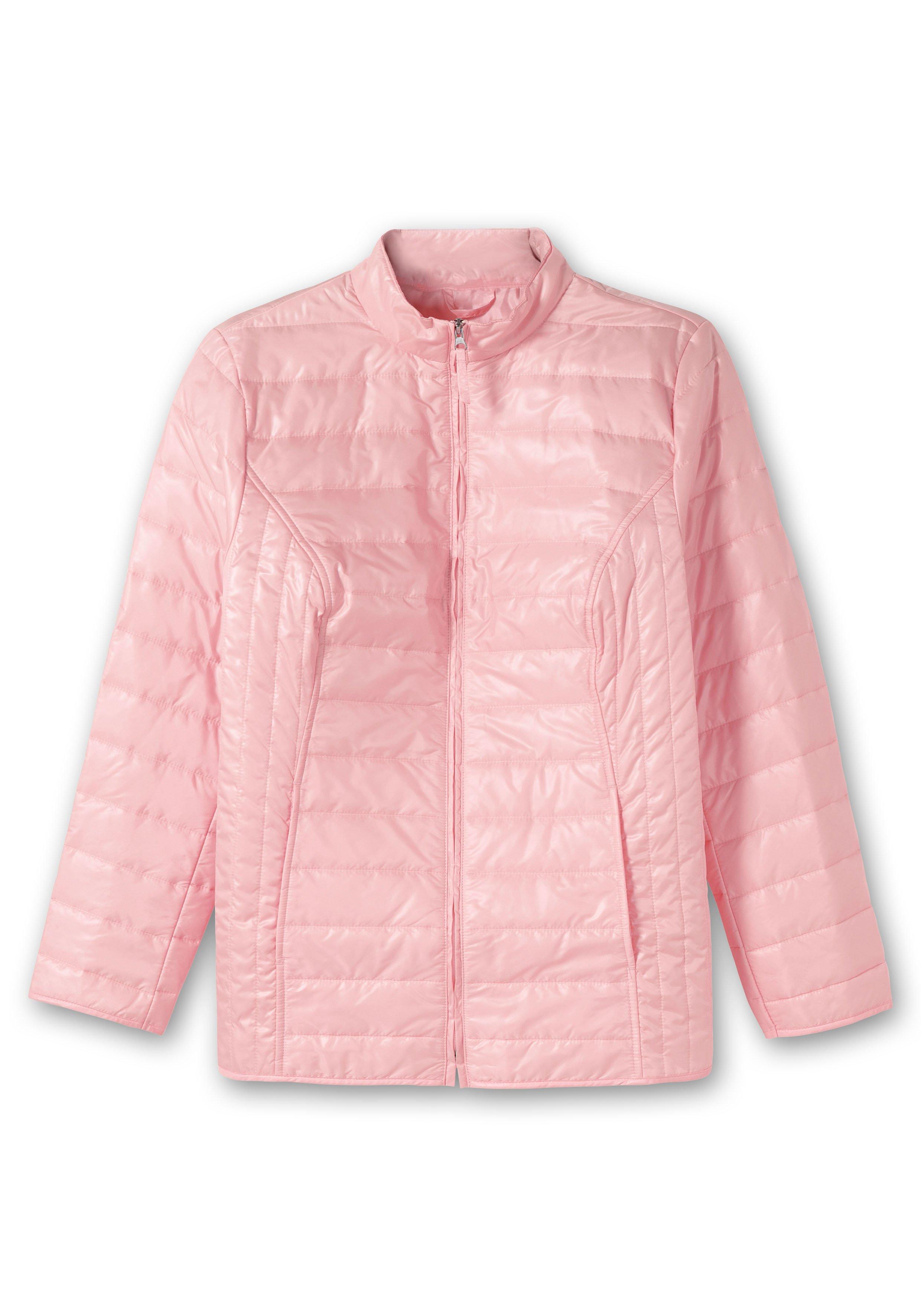 Leicht wattierte Steppjacke mit Stehkragen