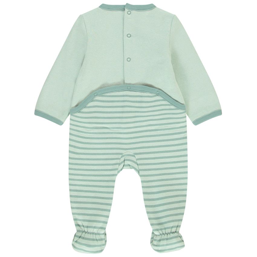 Dors-bien en jersey print tigre pour bébé garçon - Vert