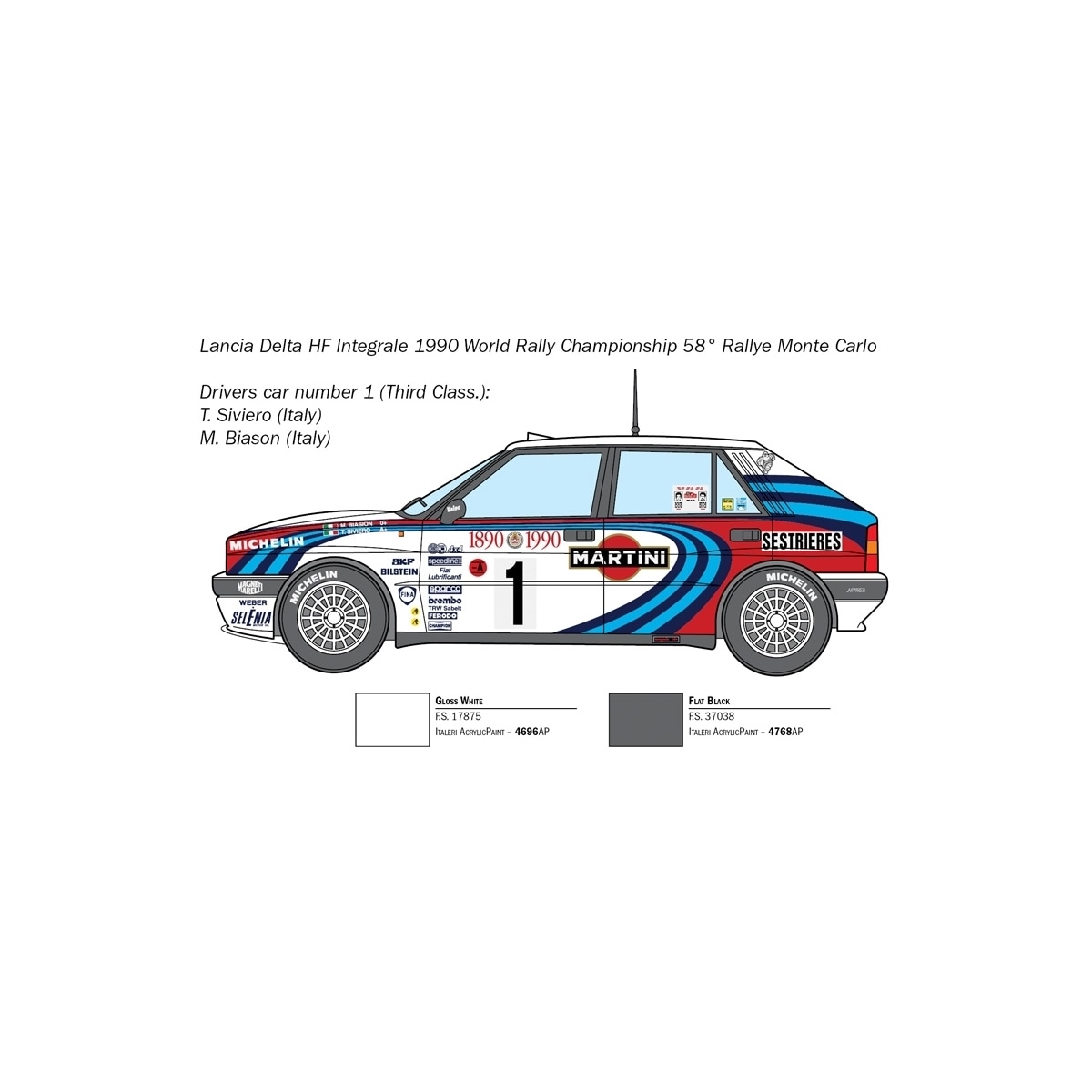 ITALERI 1:24 - Lancia Delta HF Integrale