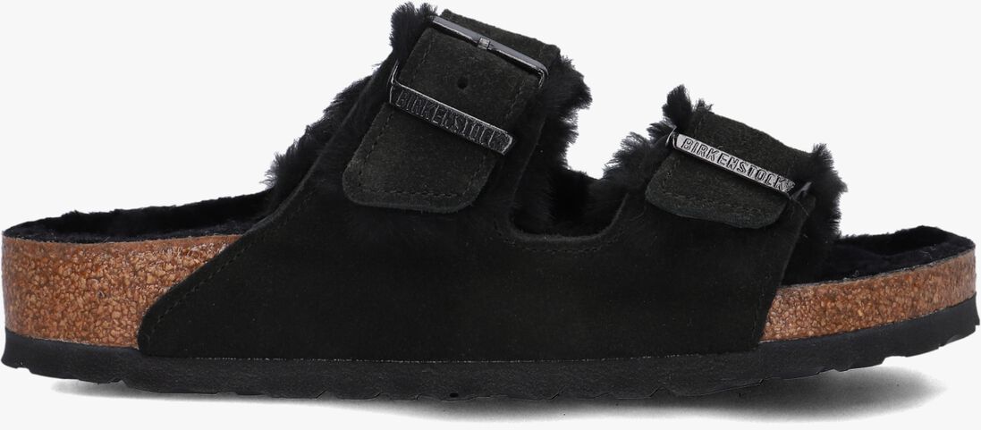 BIRKENSTOCK zwarte birkenstock slippers arizona sue vacht