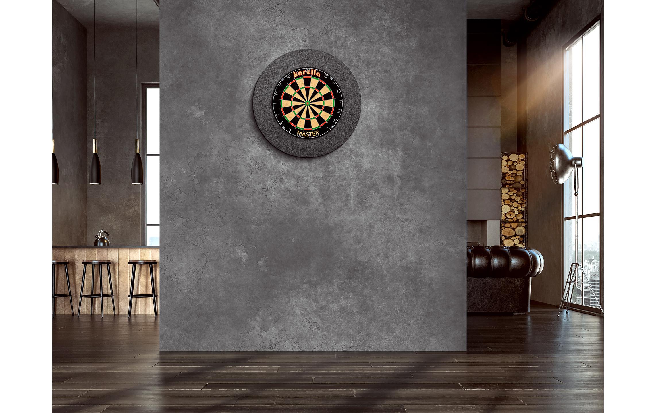 Schallschutz für Steeldartboards<br>Schallschutz für Dartscheiben