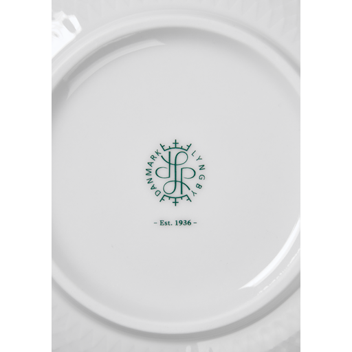 Lyngby Porcelæn Rhombe Skål, Hvid, Ø15,5 cm