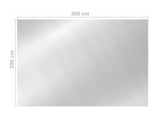 Couverture de piscine Argenté 300x200 cm PE