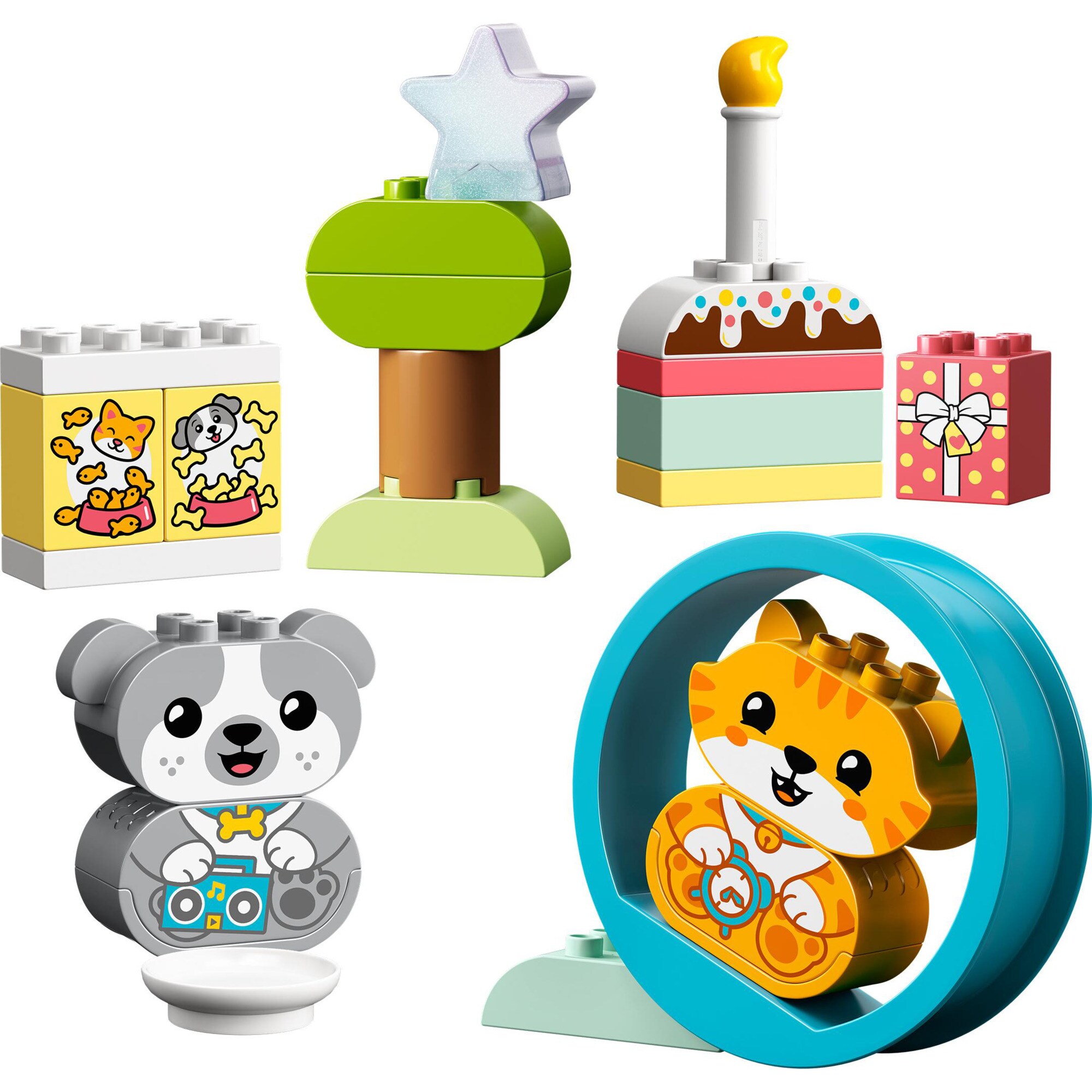 LEGO Konstruktionsspielzeug DUPLO Mein erstes Hündchen & Kätzchen